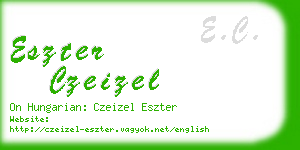 eszter czeizel business card